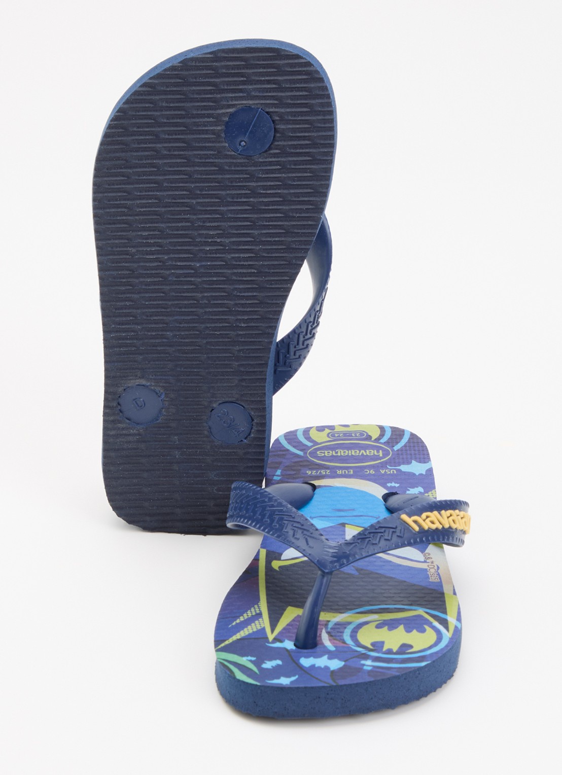 Havaianas Slippers met print en logo  - detail donkerblauw