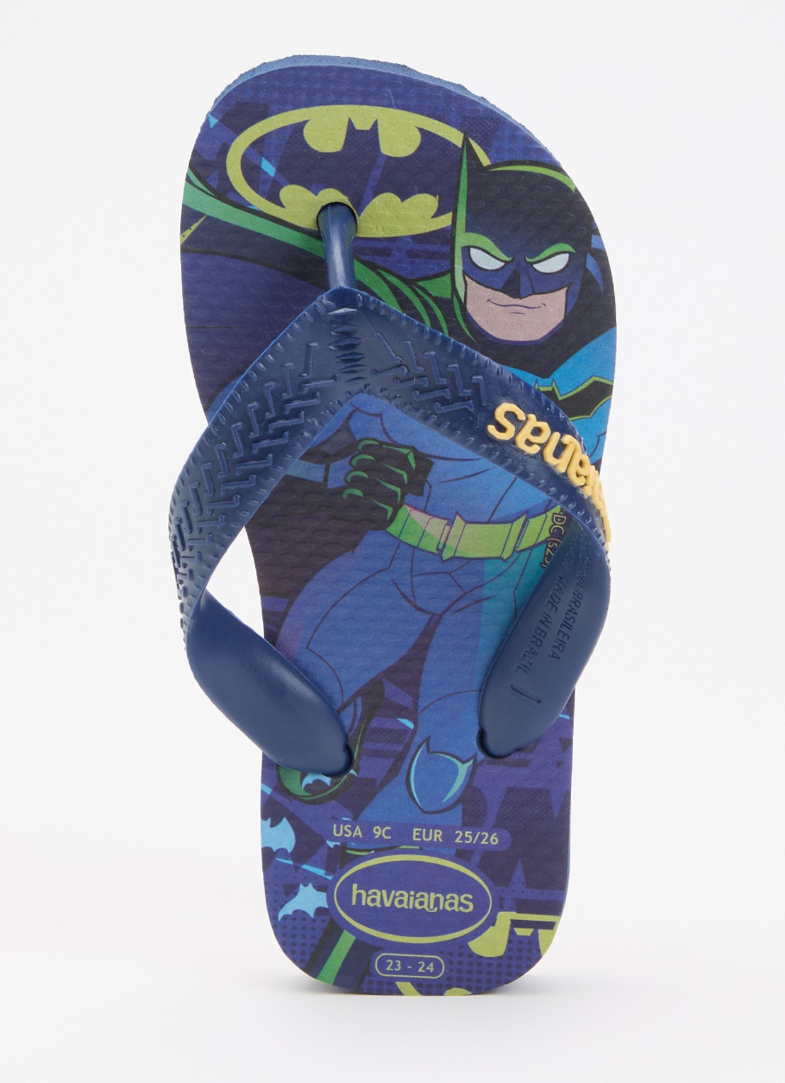 Havaianas Slippers met print en logo  - voorkant 3 donkerblauw