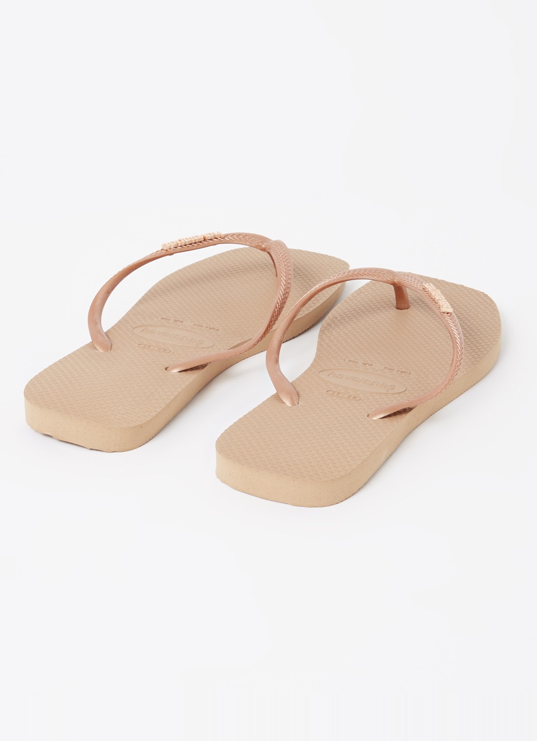 Havaianas Square slipper met logo - achterkant 4 brons
