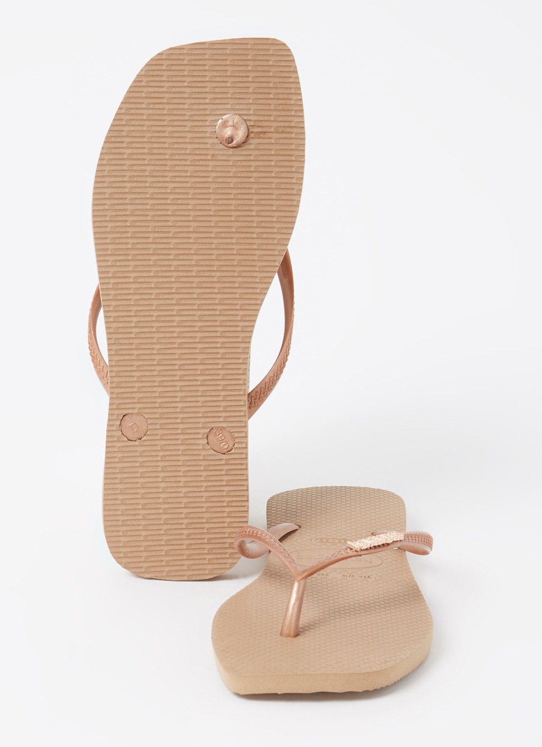 Havaianas Square slipper met logo - detail 3 brons