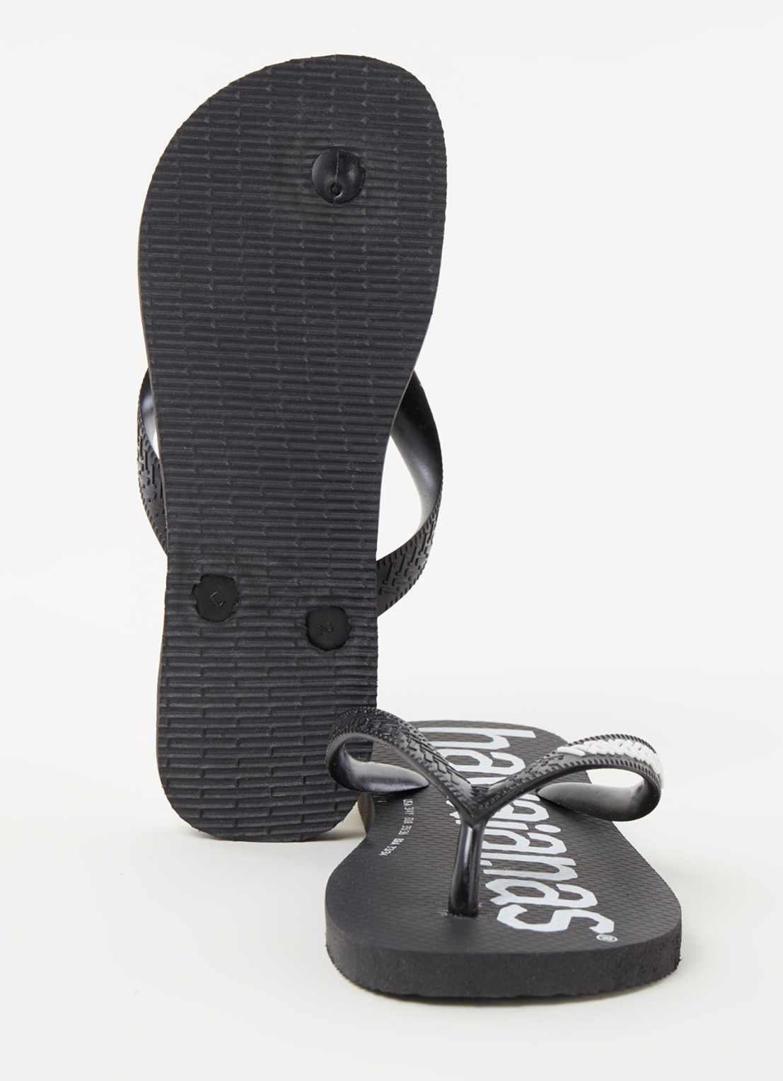 Havaianas Top Logomania slipper - detail 4 zwart