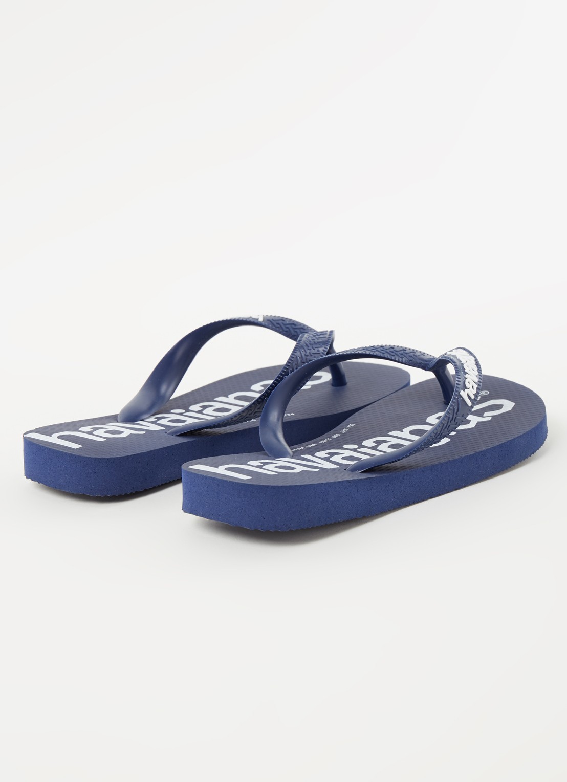 Havaianas Top Logomania slipper - detail donkerblauw
