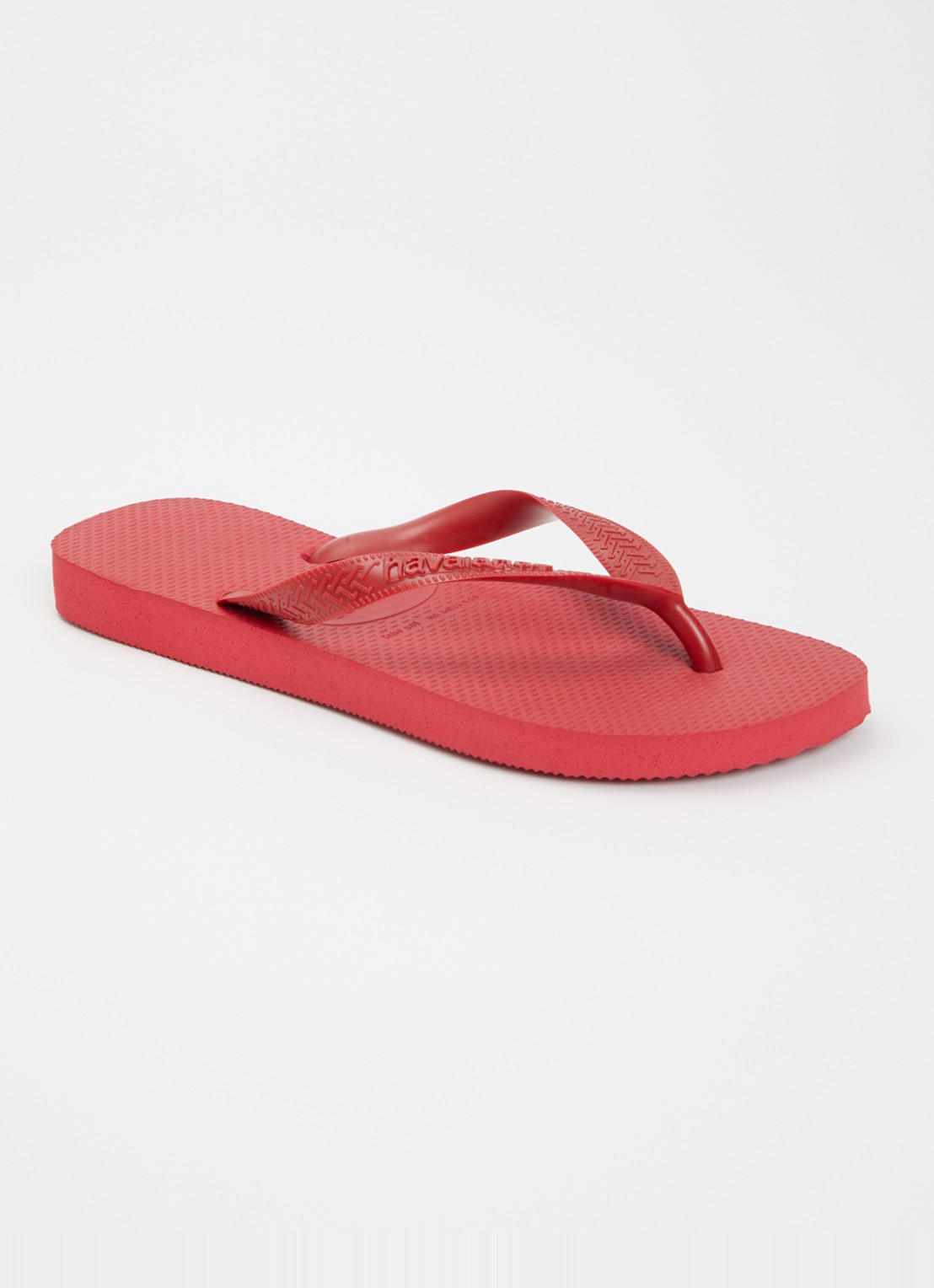 Havaianas Top slipper met logo - voorkant 2 rood