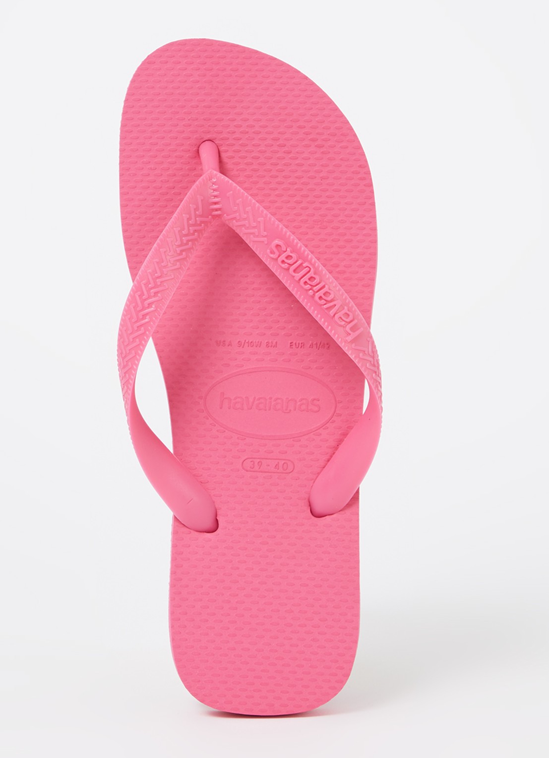Havaianas Top slipper met logo - voorkant fuchsia