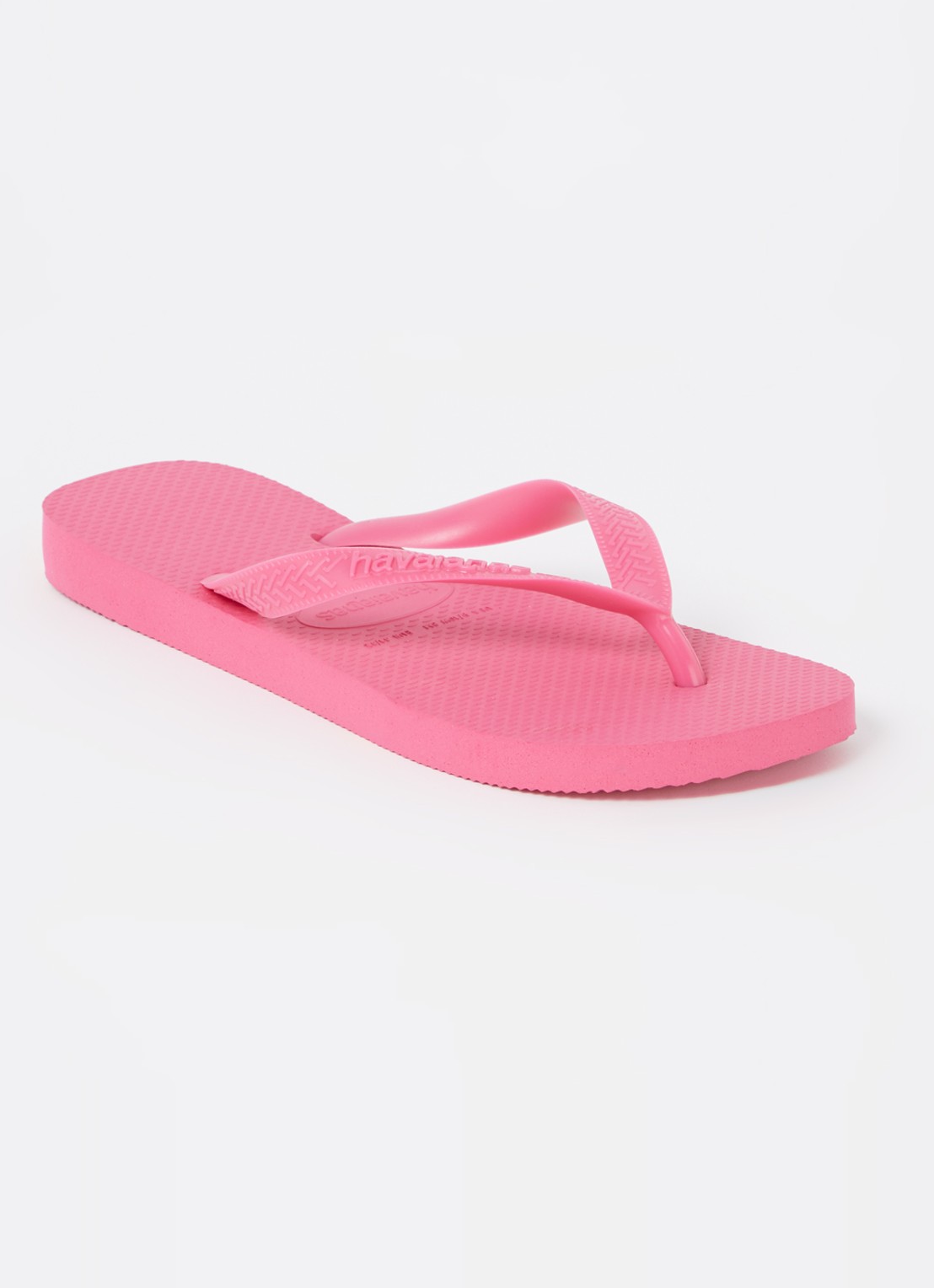 Havaianas Top slipper met logo - voorkant 2 fuchsia