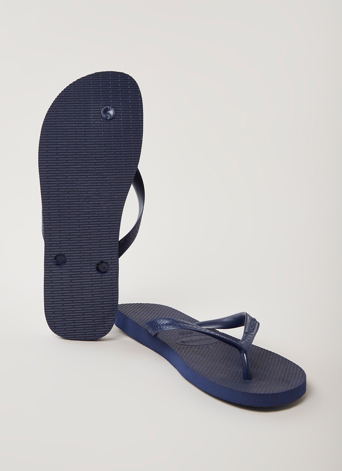 Havaianas Top slipper met logo - detail 4 donkerblauw