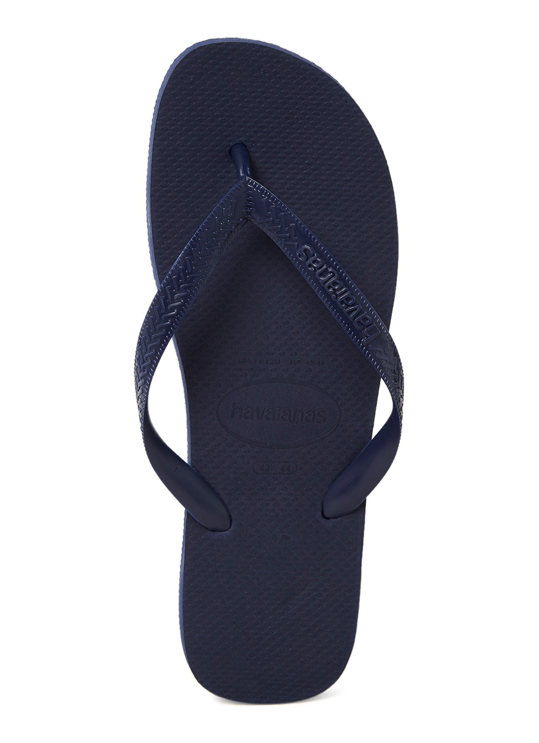 Havaianas Top slipper met logo - voorkant donkerblauw