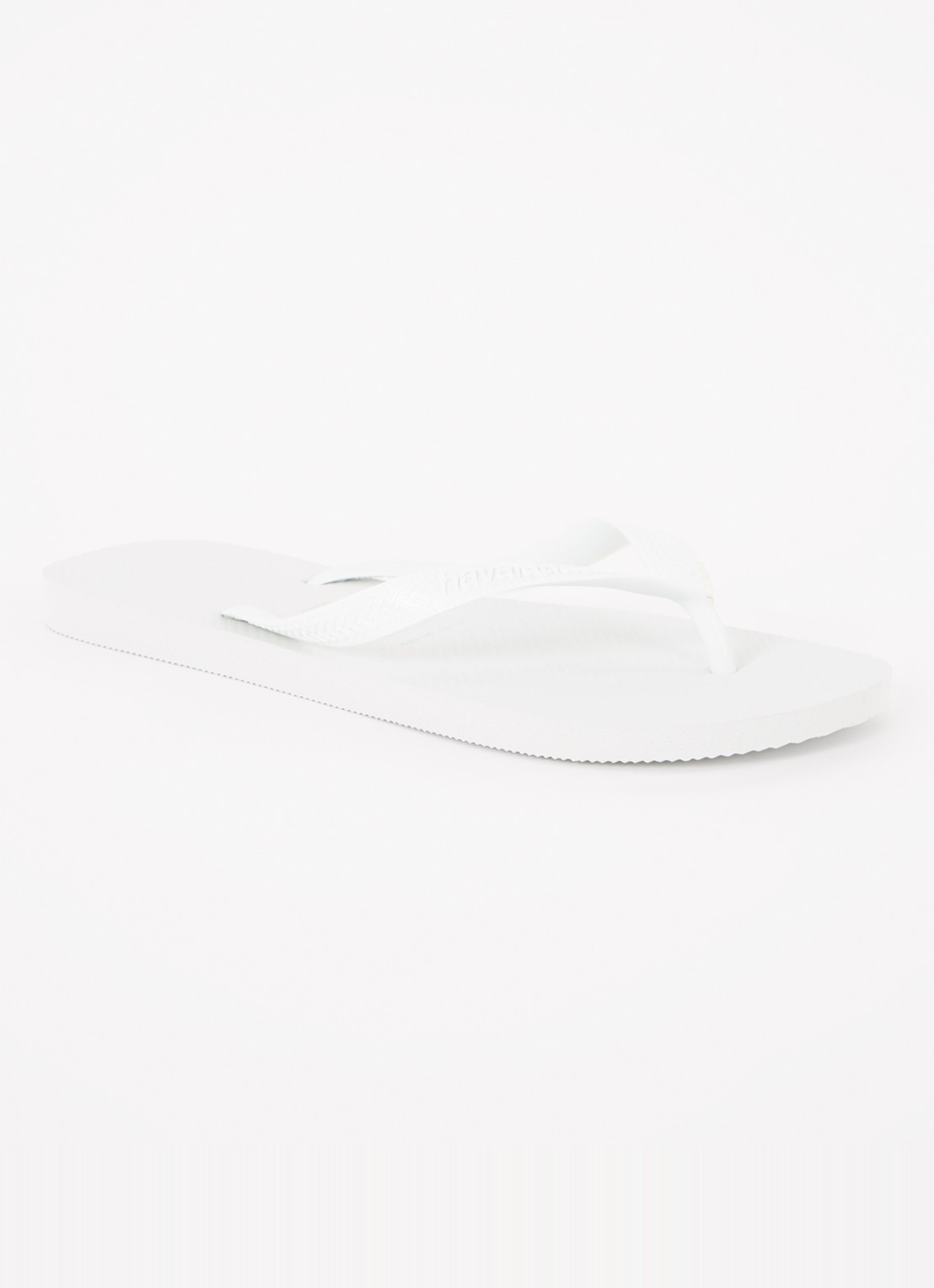 Havaianas Top slipper met logo - voorkant 2 gebroken wit