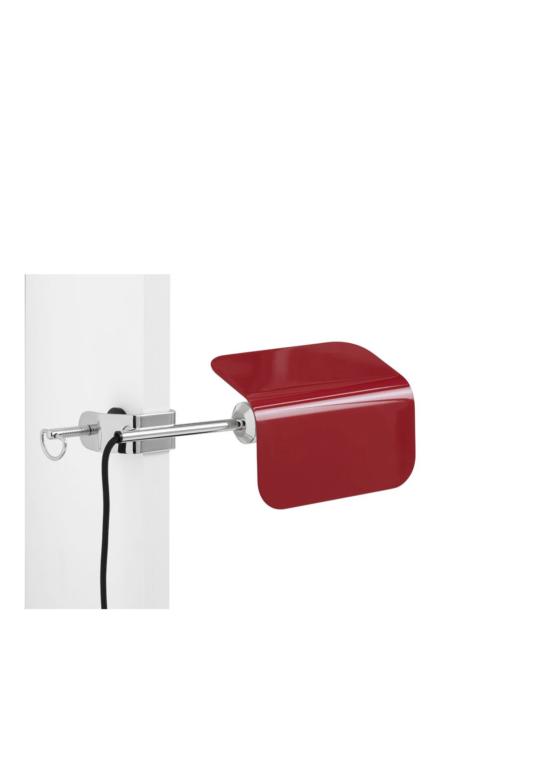 Hay Apex clip lamp - voorkant rood