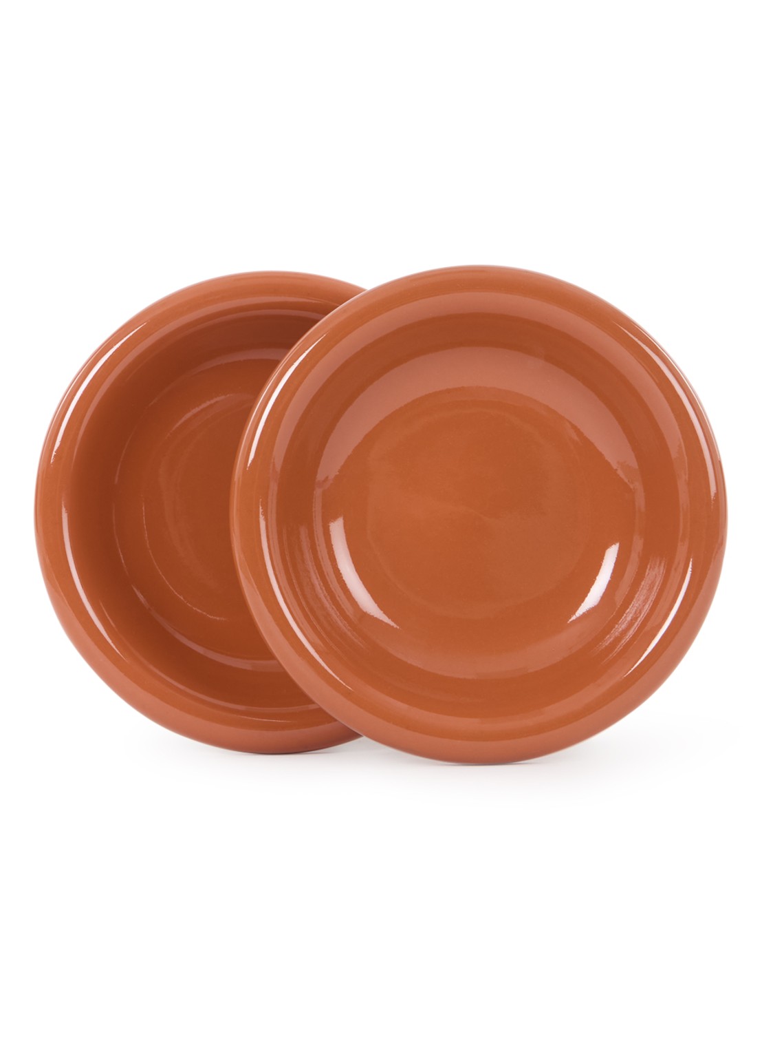 Hay Barro kom 20 cm set van 2 - voorkant 3 oranjebruin