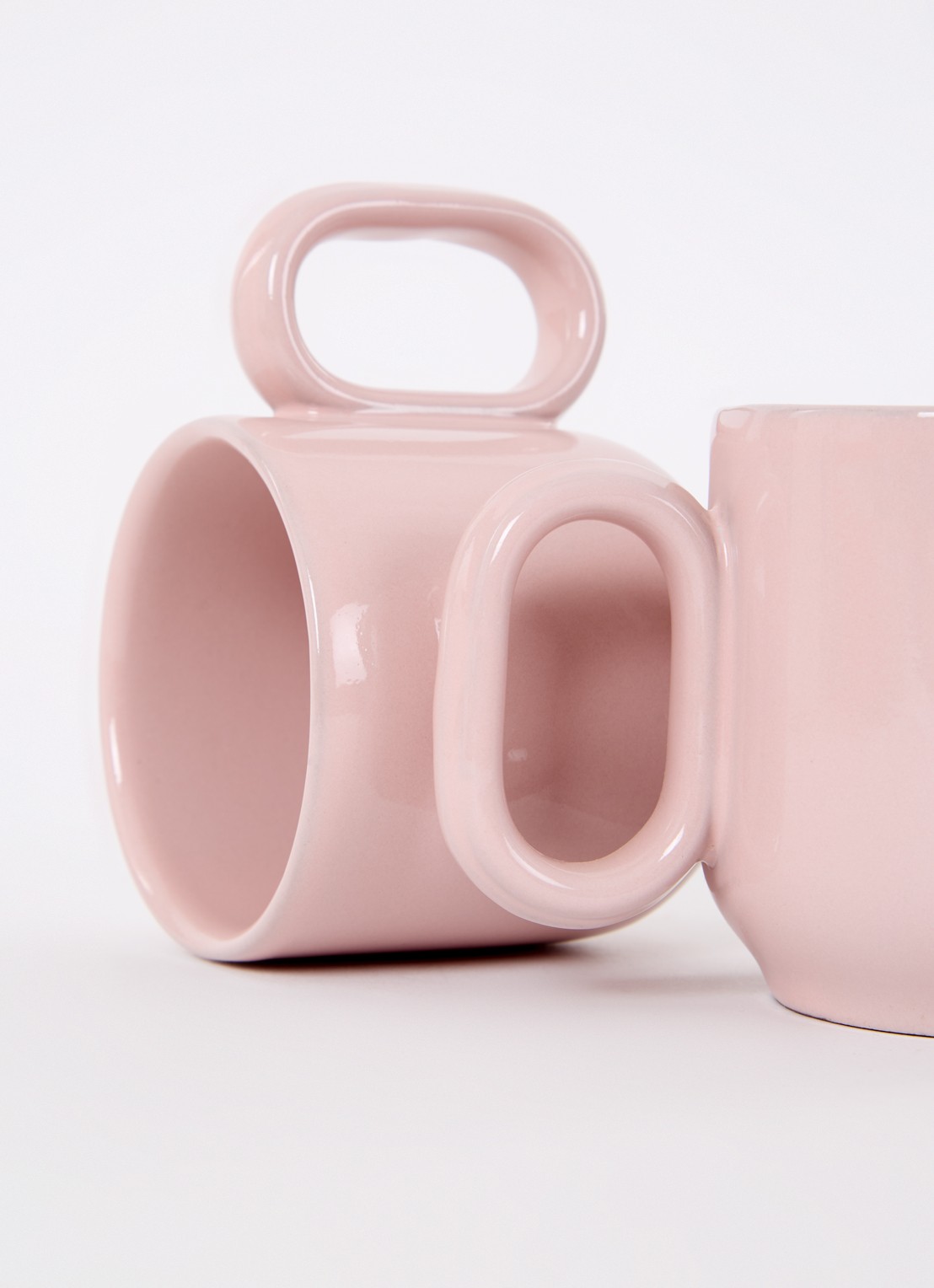 Hay Barro kopje 25 cl set van 2 - voorkant 2 roze