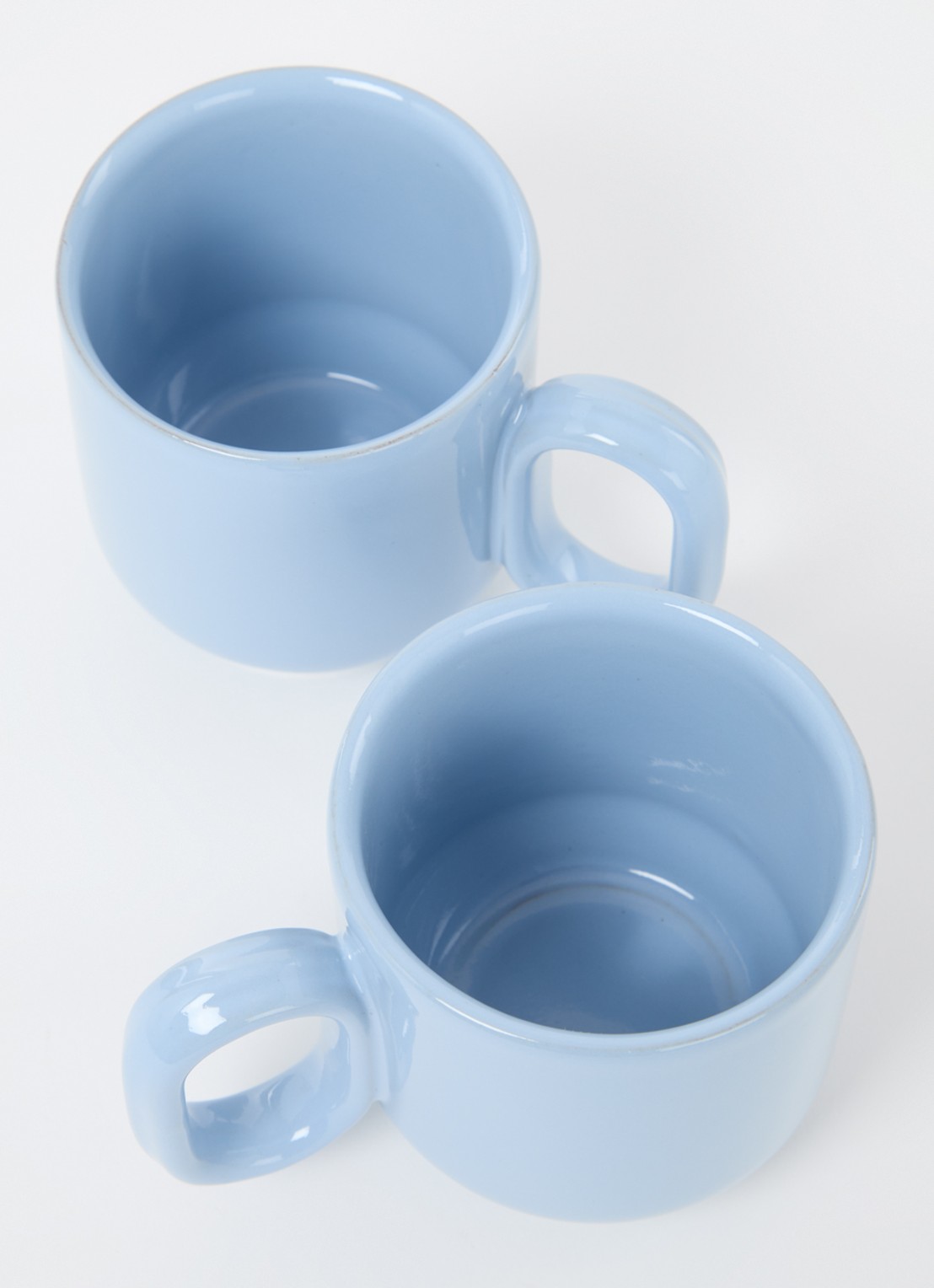 Hay Barro kopje 25 cl set van 2 - voorkant 2 lichtblauw