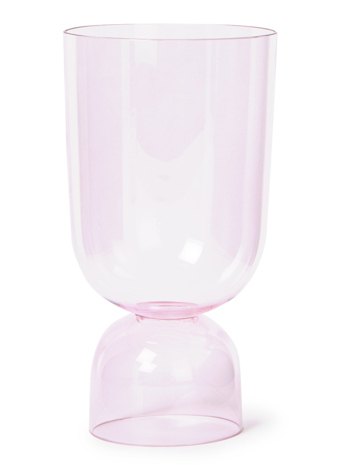 Hay Bottoms Up S vaas 21,5 cm - voorkant lichtroze