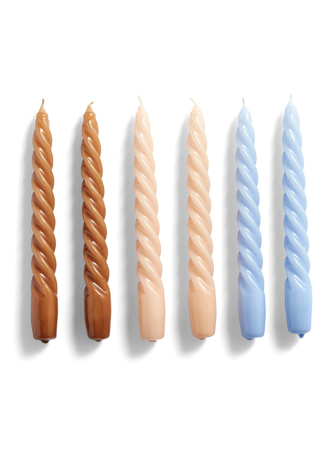 Hay Candle Twist kaars set van 6 - voorkant undefined
