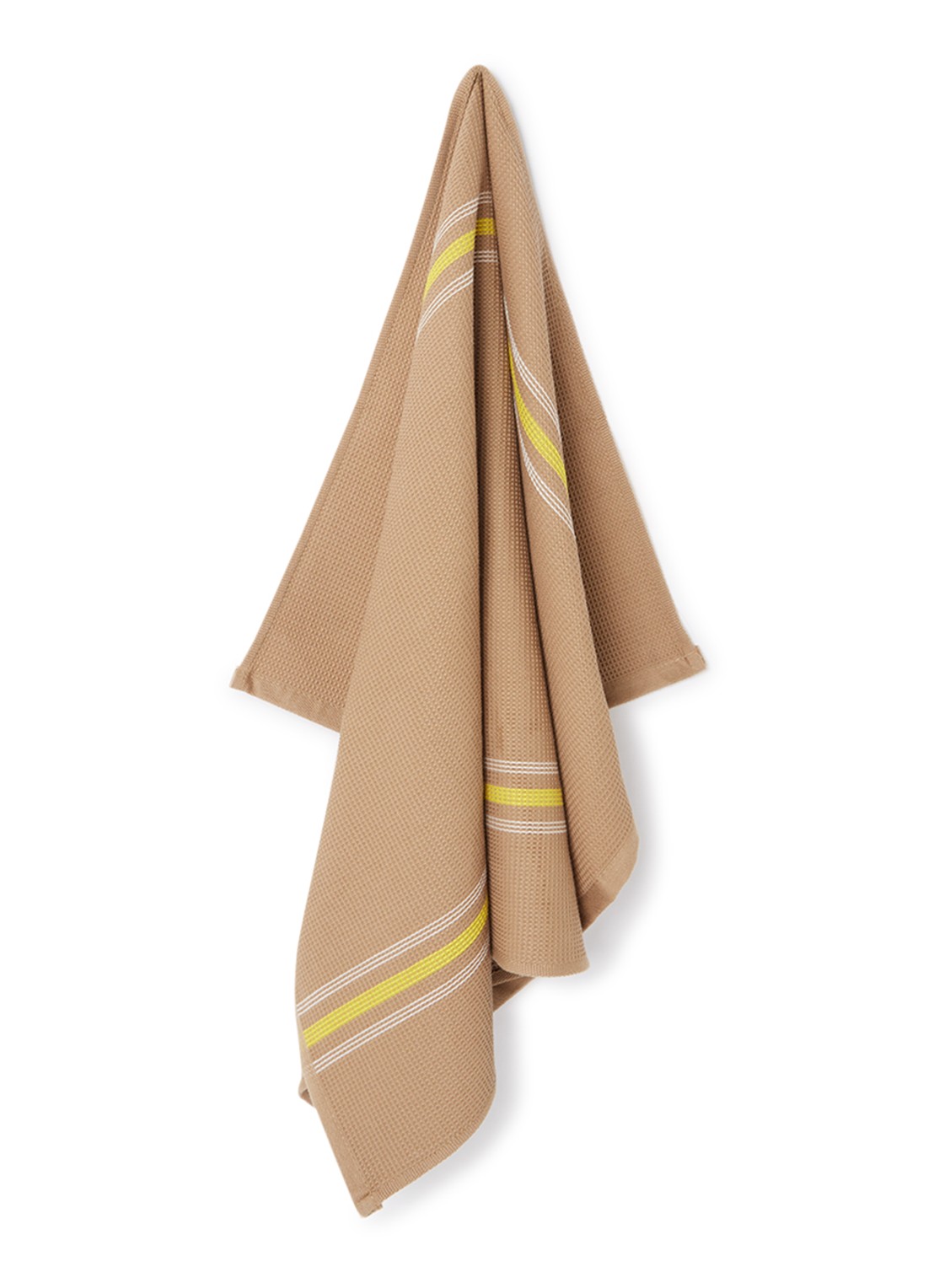 Hay Canteen theedoek van katoen 52 x 80 cm - voorkant beige