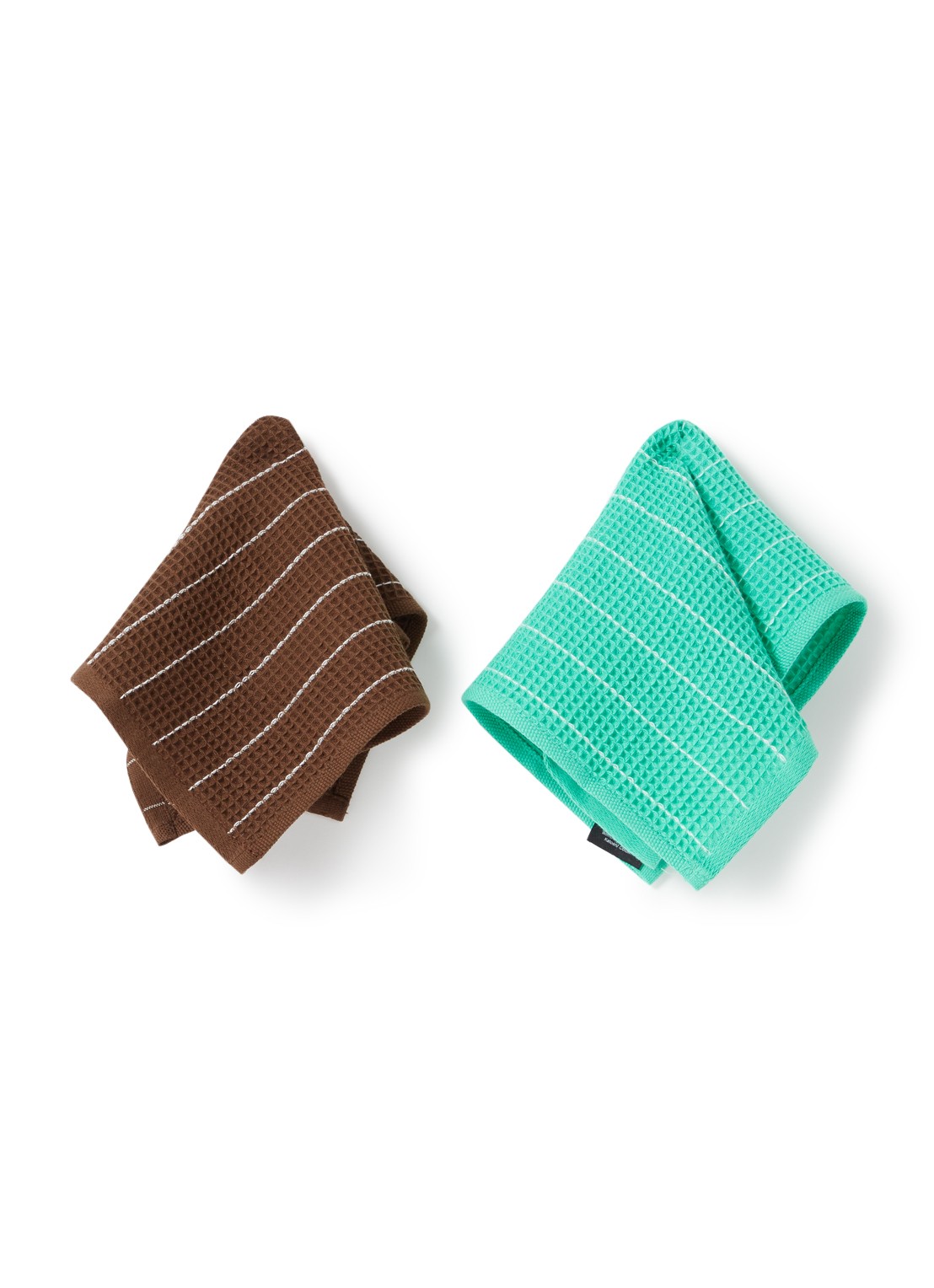 Hay Canteen vaatdoek 31 x 31 cm set van 2 - voorkant chocoladebruin
