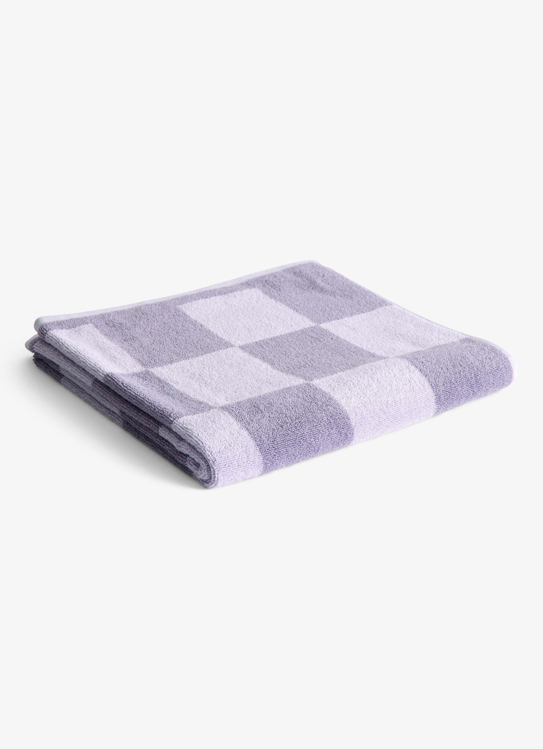Hay Check badlaken 70 x 136 cm - voorkant 2 lavendel