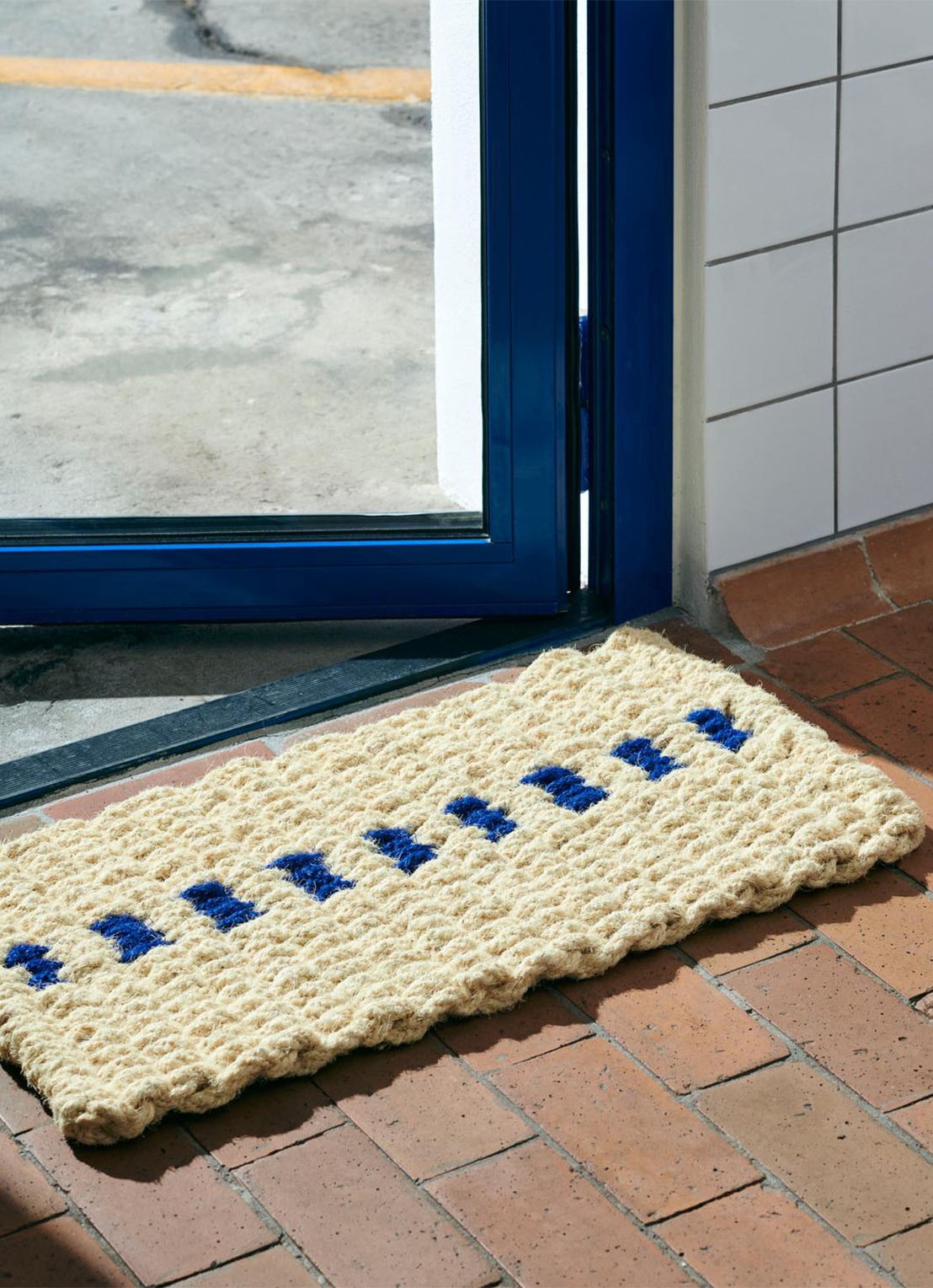 Hay Coco deurmat 80 x 40 cm - voorkant 2 beige