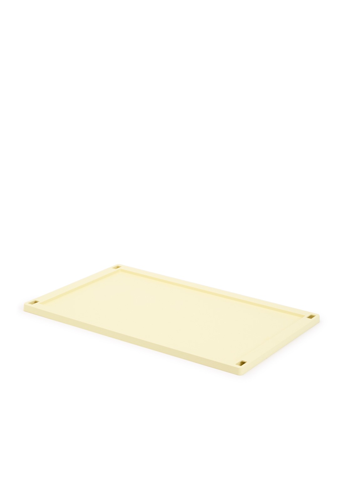 Hay Colour Crate L deksel - voorkant lichtgeel