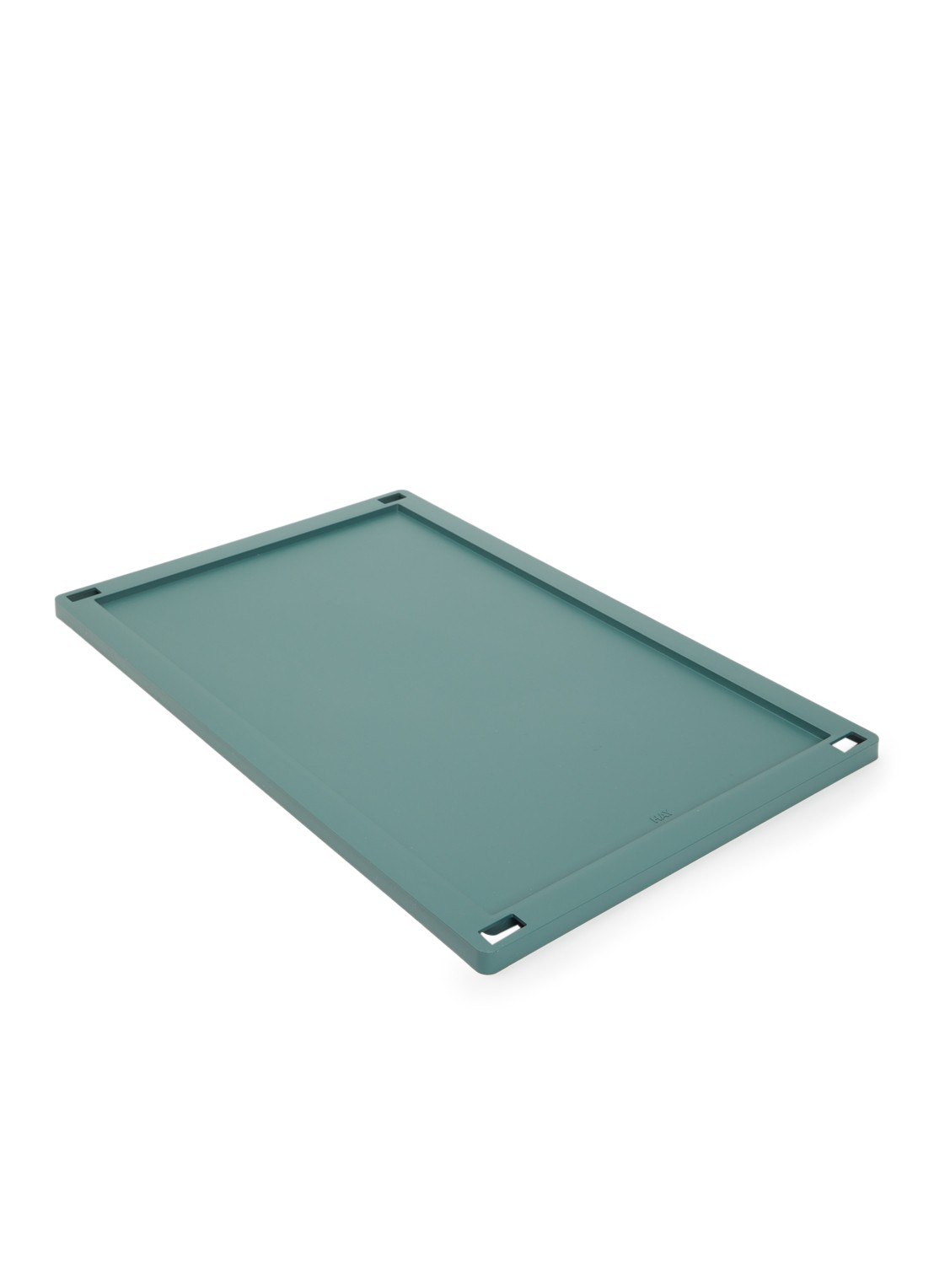 Hay Colour Crate L deksel - voorkant groen