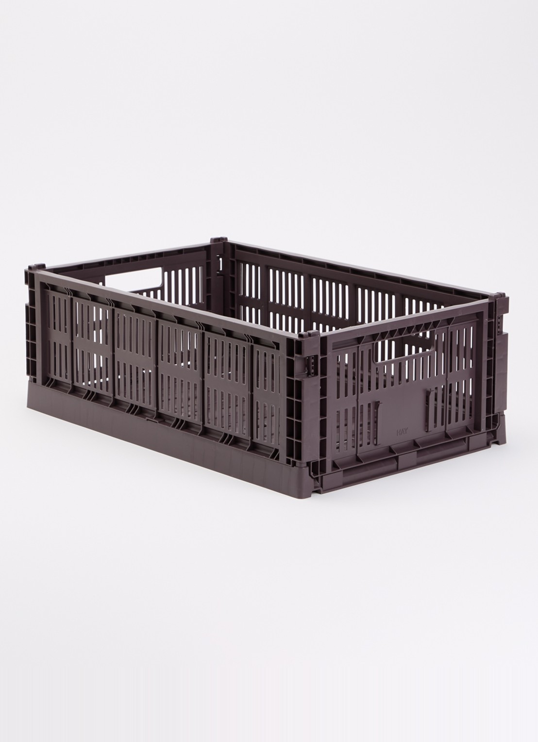 Hay Colour Crate L vouwkrat - voorkant 2 bordeauxrood