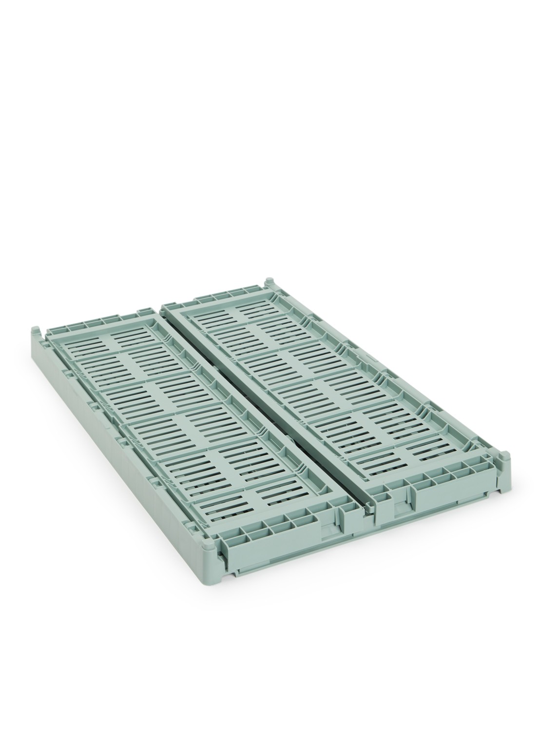 Hay Colour Crate L vouwkrat - voorkant lichtgroen