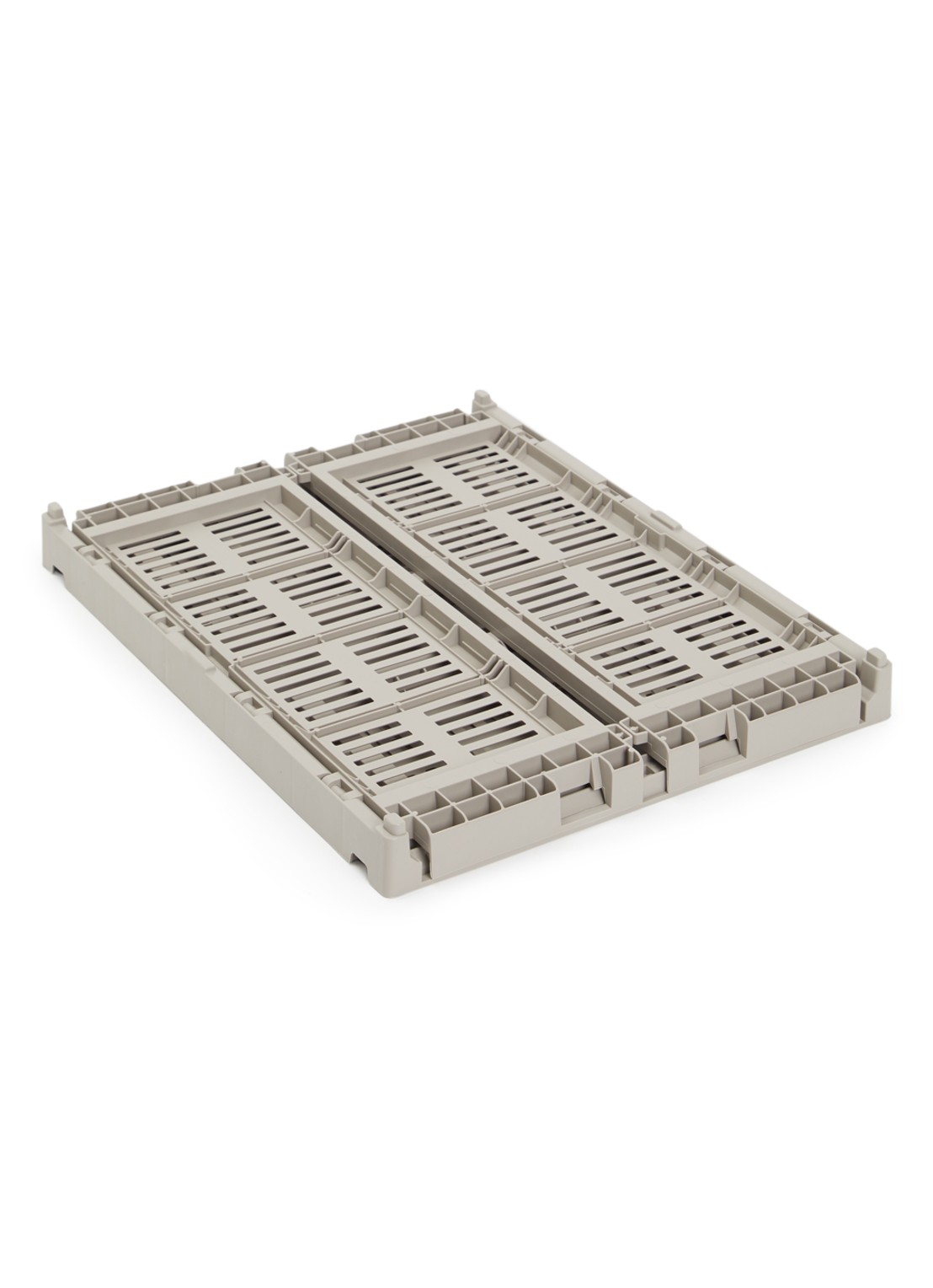 Hay Colour Crate M vouwkrat - voorkant grijs