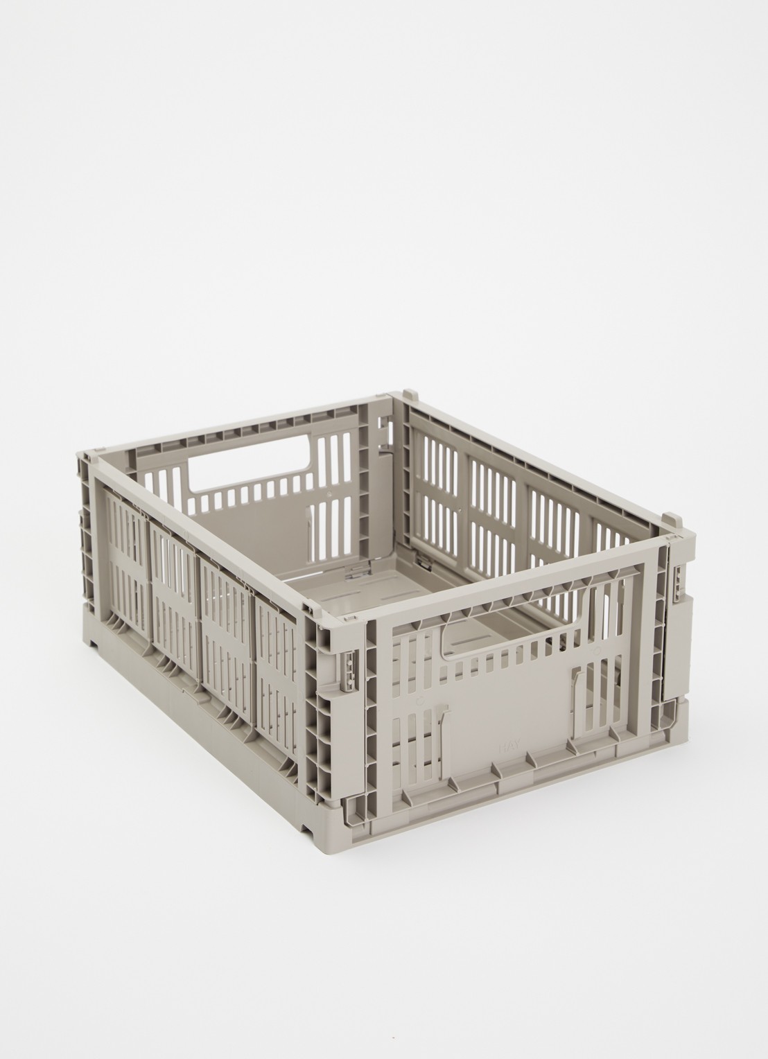 Hay Colour Crate M vouwkrat - voorkant 2 grijs