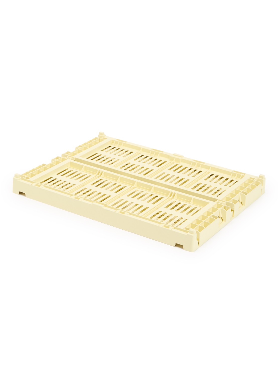 Hay Colour Crate M vouwkrat - voorkant lichtgeel