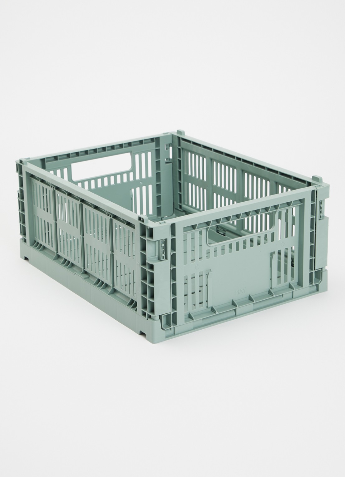Hay Colour Crate M vouwkrat - voorkant 2 lichtgroen