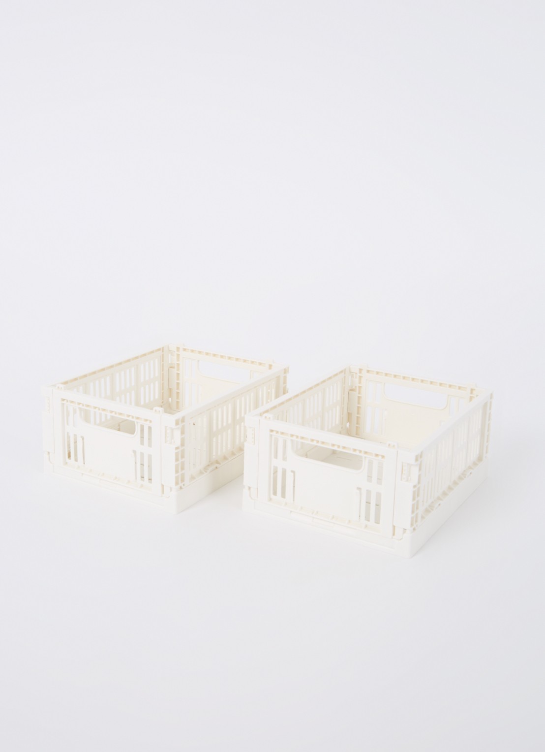 Hay Colour Crate Mini vouwkrat set van 2 - detail 2 gebroken wit