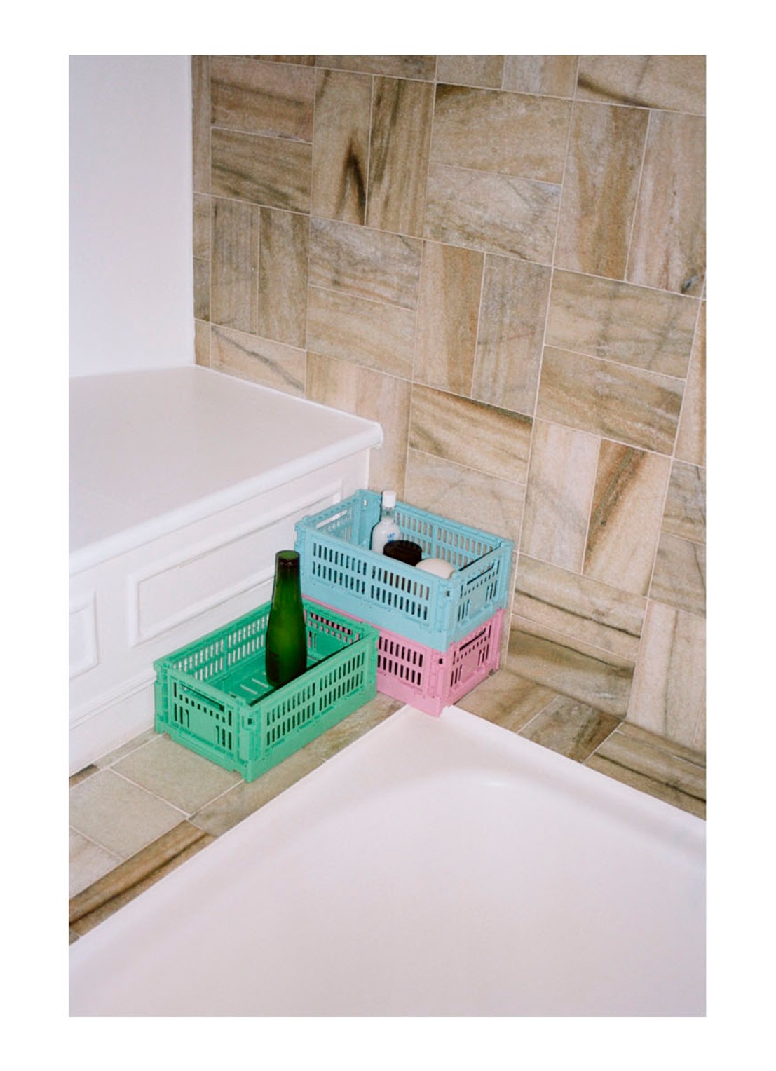 Hay Colour Crate S vouwkrat - voorkant 2 groen