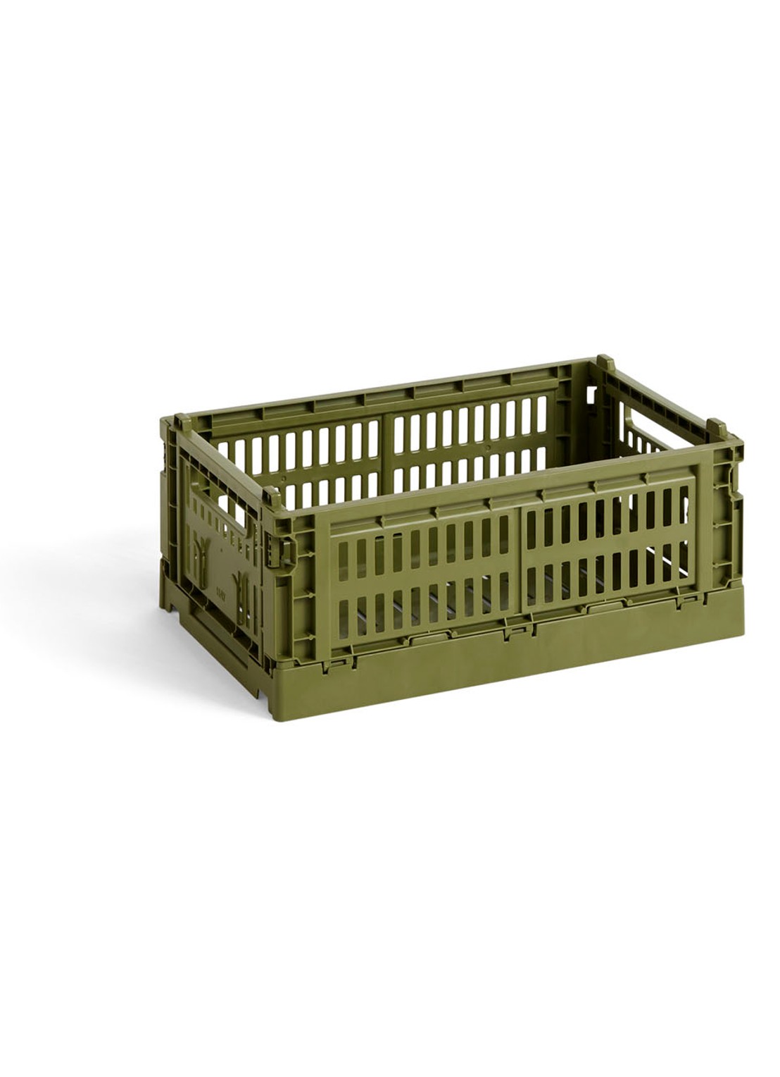 Hay Colour Crate S vouwkrat - voorkant olijfgroen
