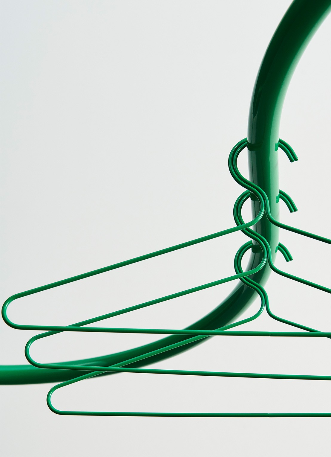 Hay Colour Rack S-vorm kledingrek - voorkant 2 groen