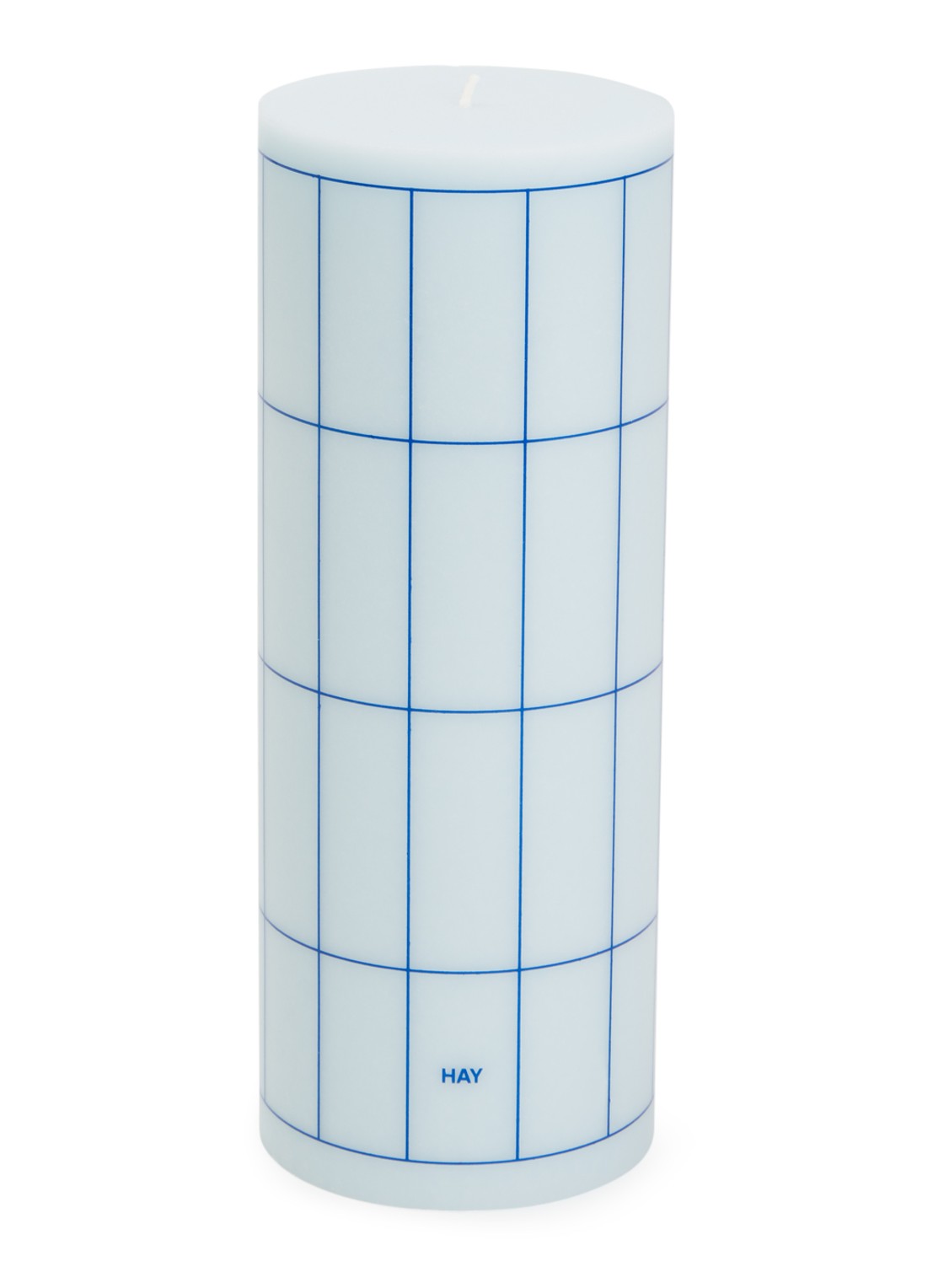 Hay Column L kaars 25 cm - voorkant lichtblauw