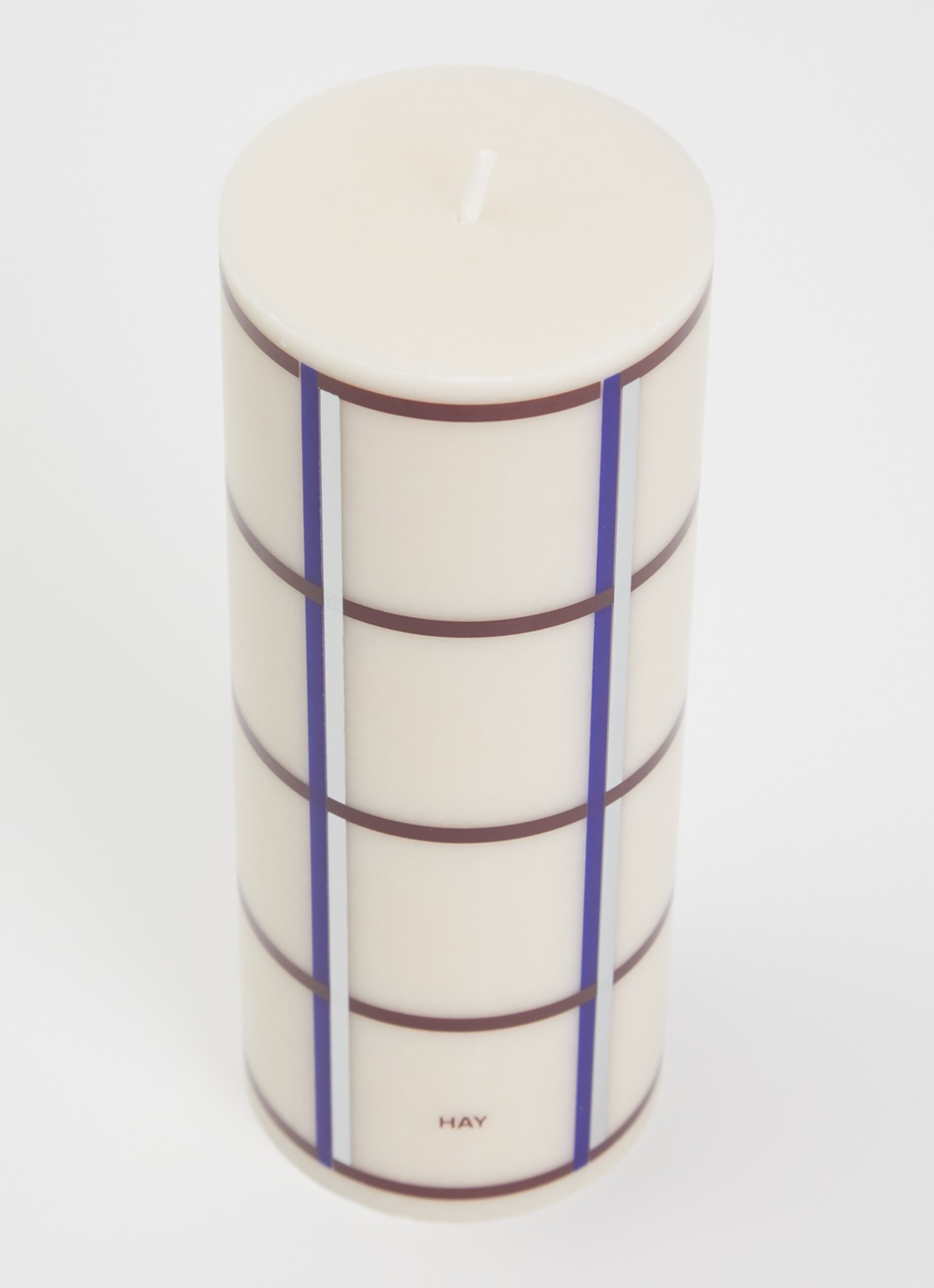 Hay Column M kaars 20 cm - voorkant 2 creme