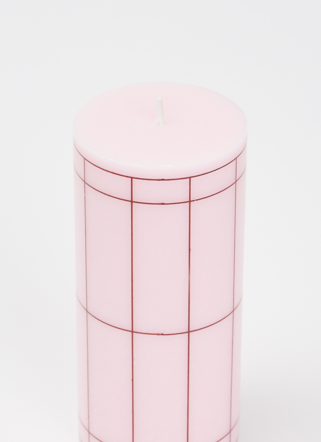 Hay Column Small kaars  - voorkant 2 roze