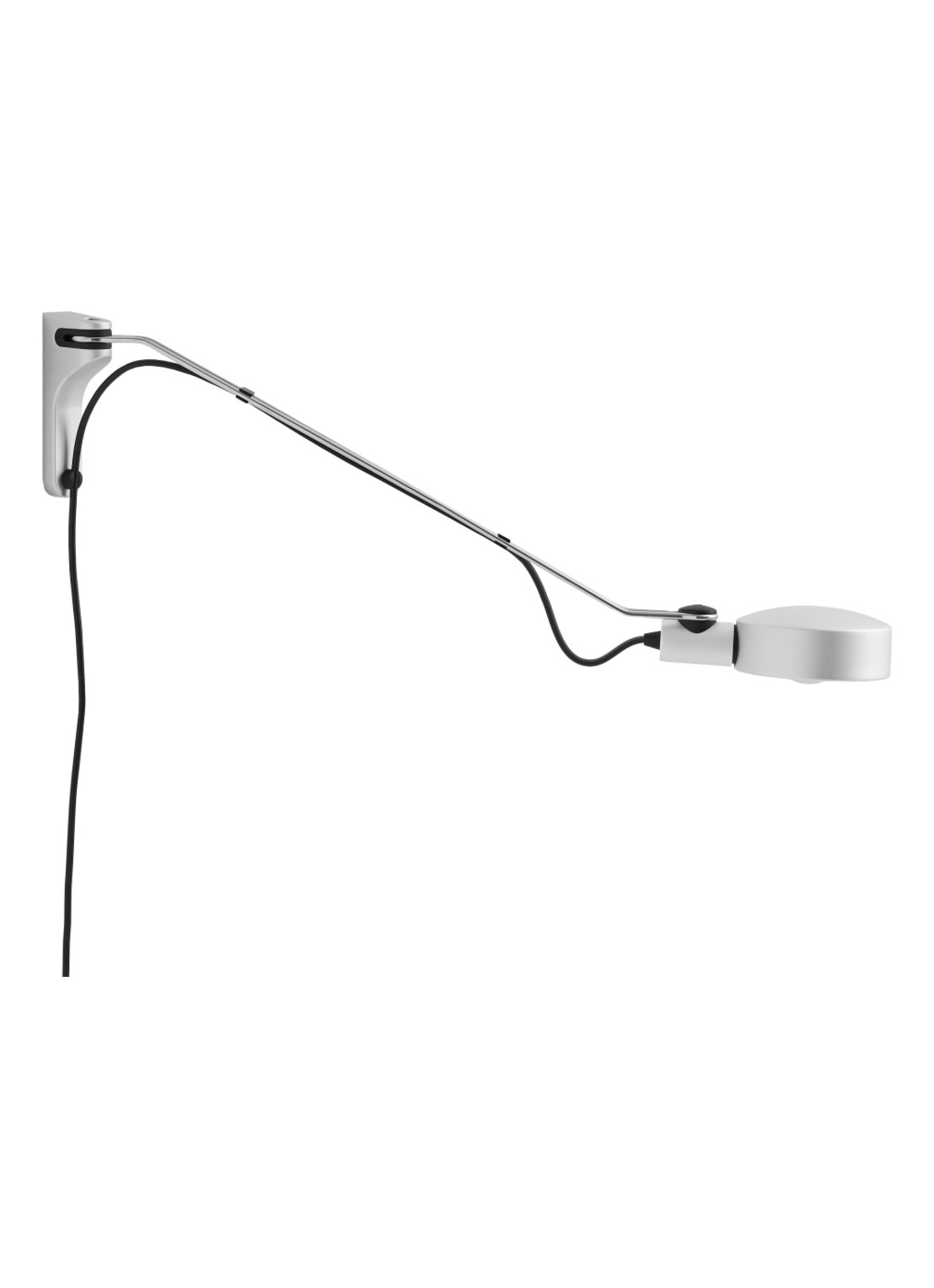Hay Cupola wandlamp - voorkant zilver