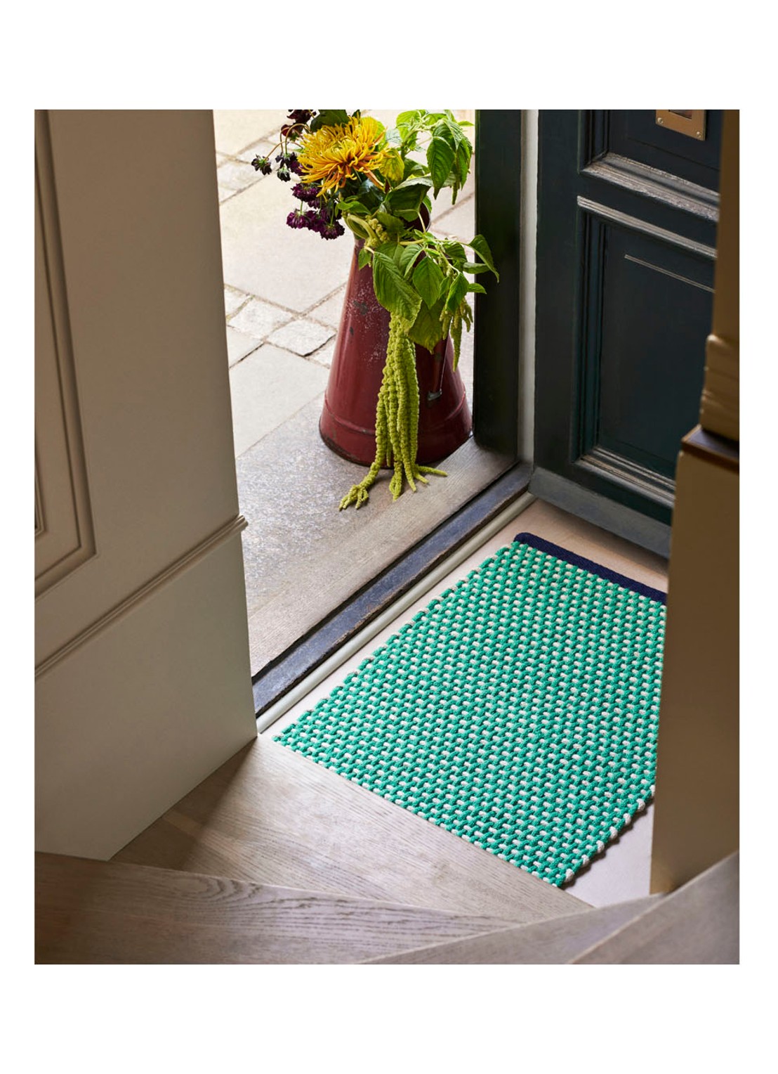 Hay Deurmat 50 x 70 cm - voorkant 2 zeegroen