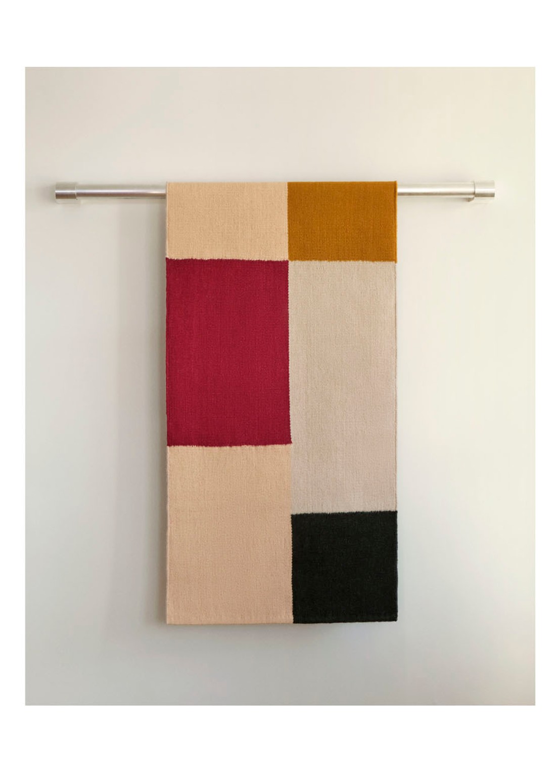 Hay Ethan Cook Flat Works vloerkleed  - detail 3 steenrood