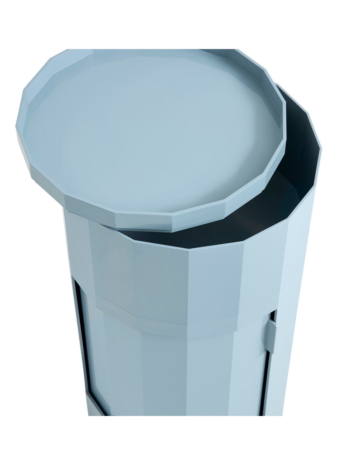 Hay Facet kast 38 x 66 cm - voorkant 2 blauwgrijs