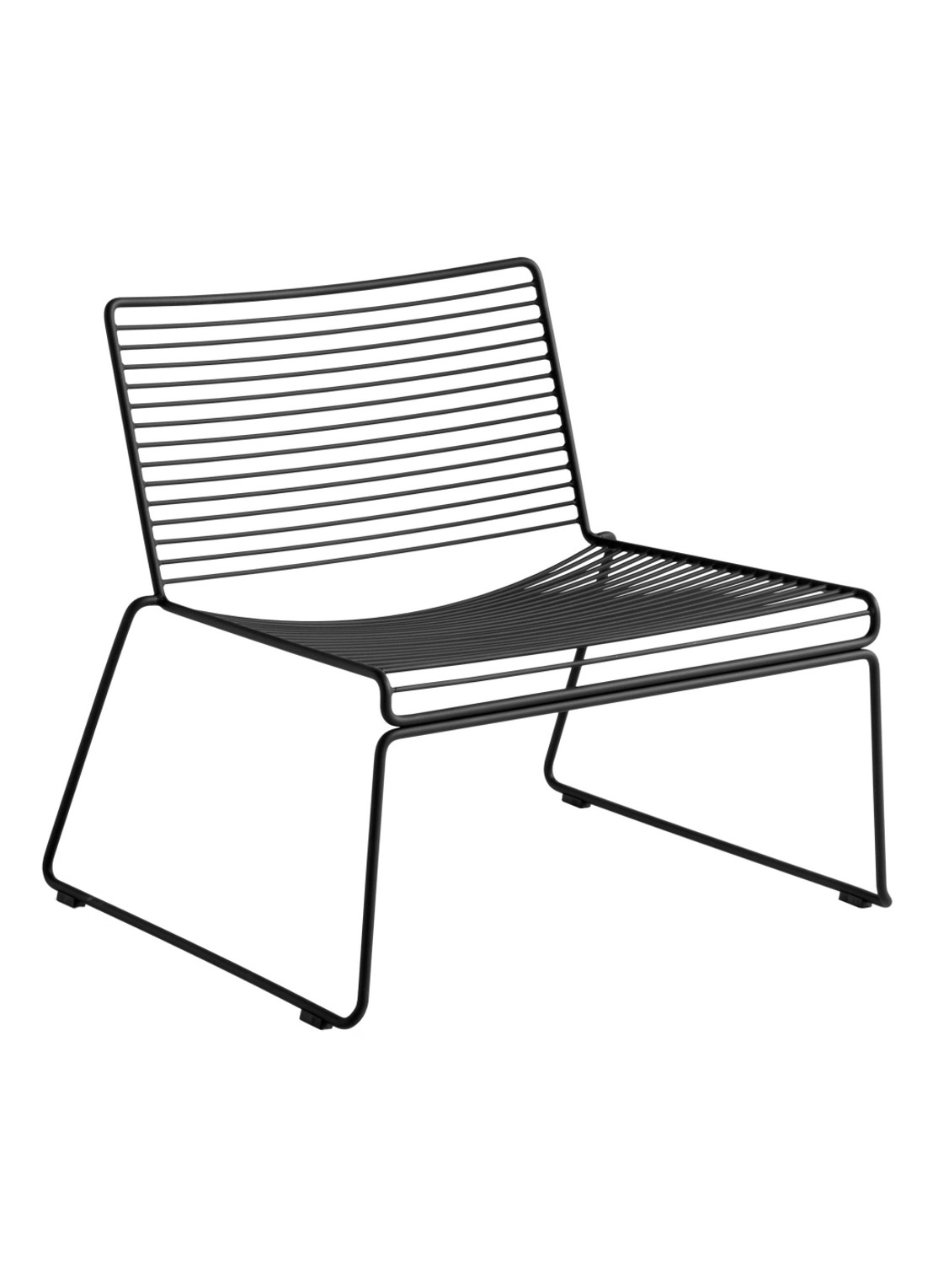 Hay Hee Lounge fauteuil buiten  - voorkant zwart