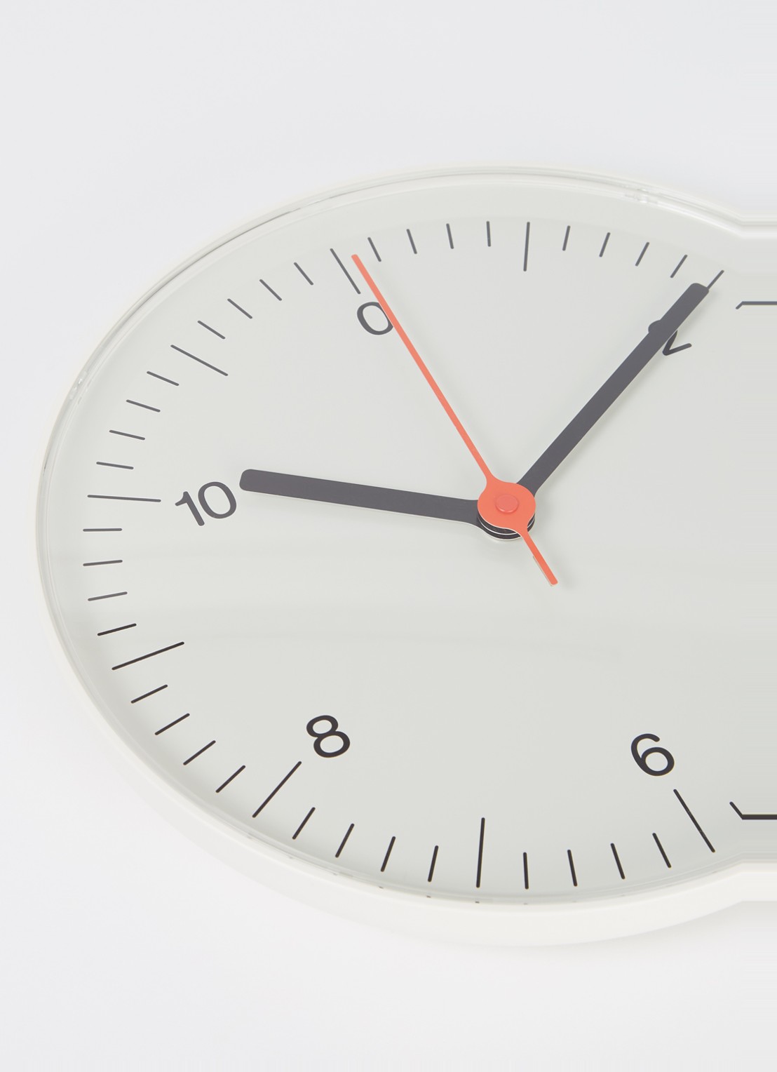 Hay Jasper Morrison wandklok 26,5 cm - detail 3 wit