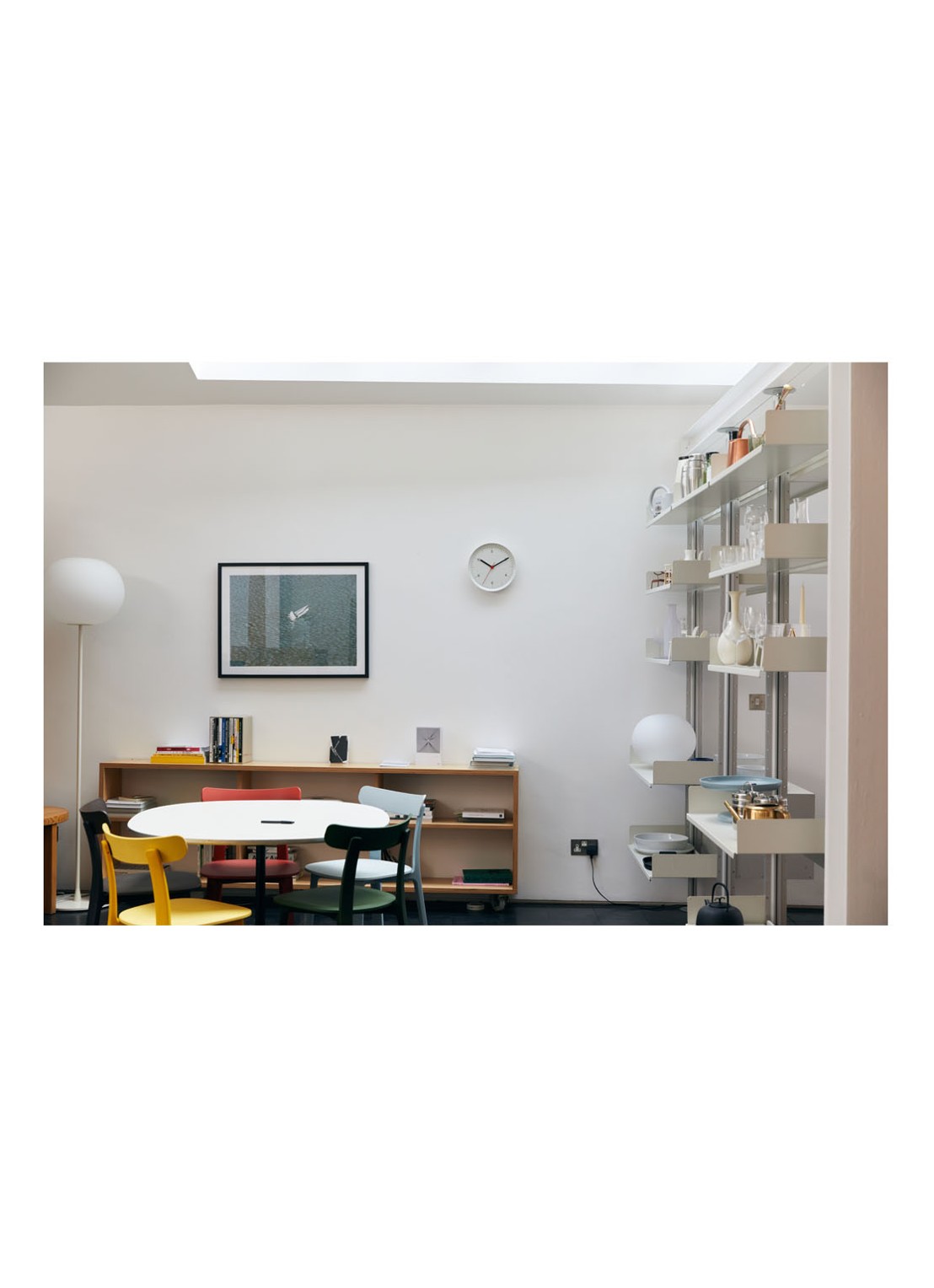 Hay Jasper Morrison wandklok 26,5 cm - detail 4 wit
