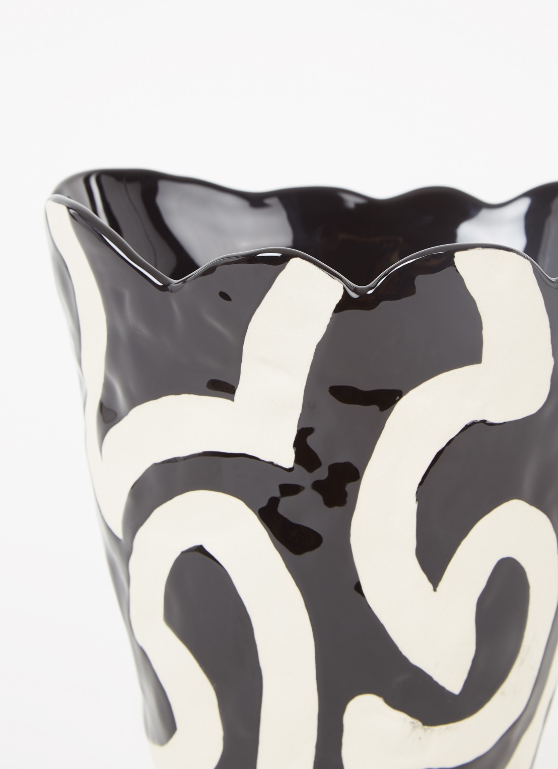 Hay Jessica Hans Shadow vaas 25 cm - voorkant 2 zwart