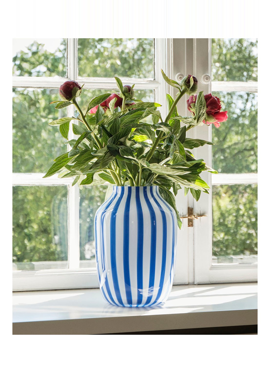 Hay Juice High vaas 28 cm - voorkant 4 blauw