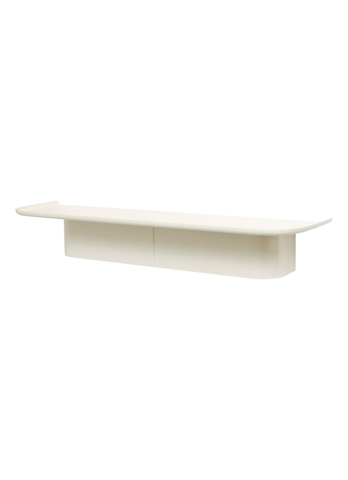 Hay Korpus Shelf wandplank 7 haken  - voorkant beige