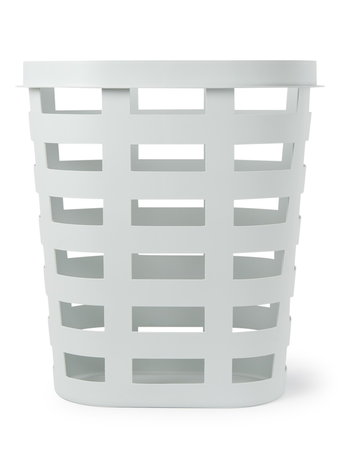 Hay Laundry Basket L wasmand 62,5 cm  - voorkant lichtgrijs