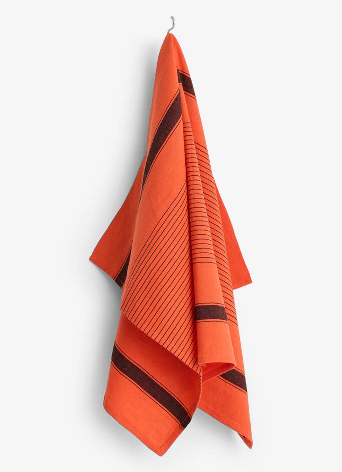 Hay Linear theedoek 52 x 80 cm - voorkant rood