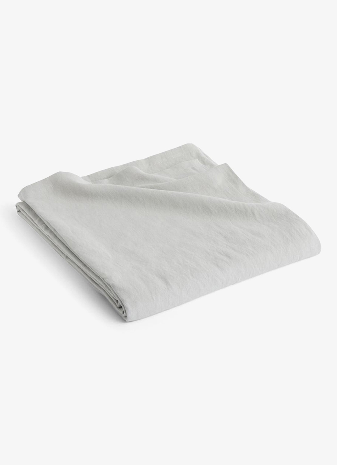 Hay Linen bedsprei 240 x 260 cm - voorkant lichtgrijs